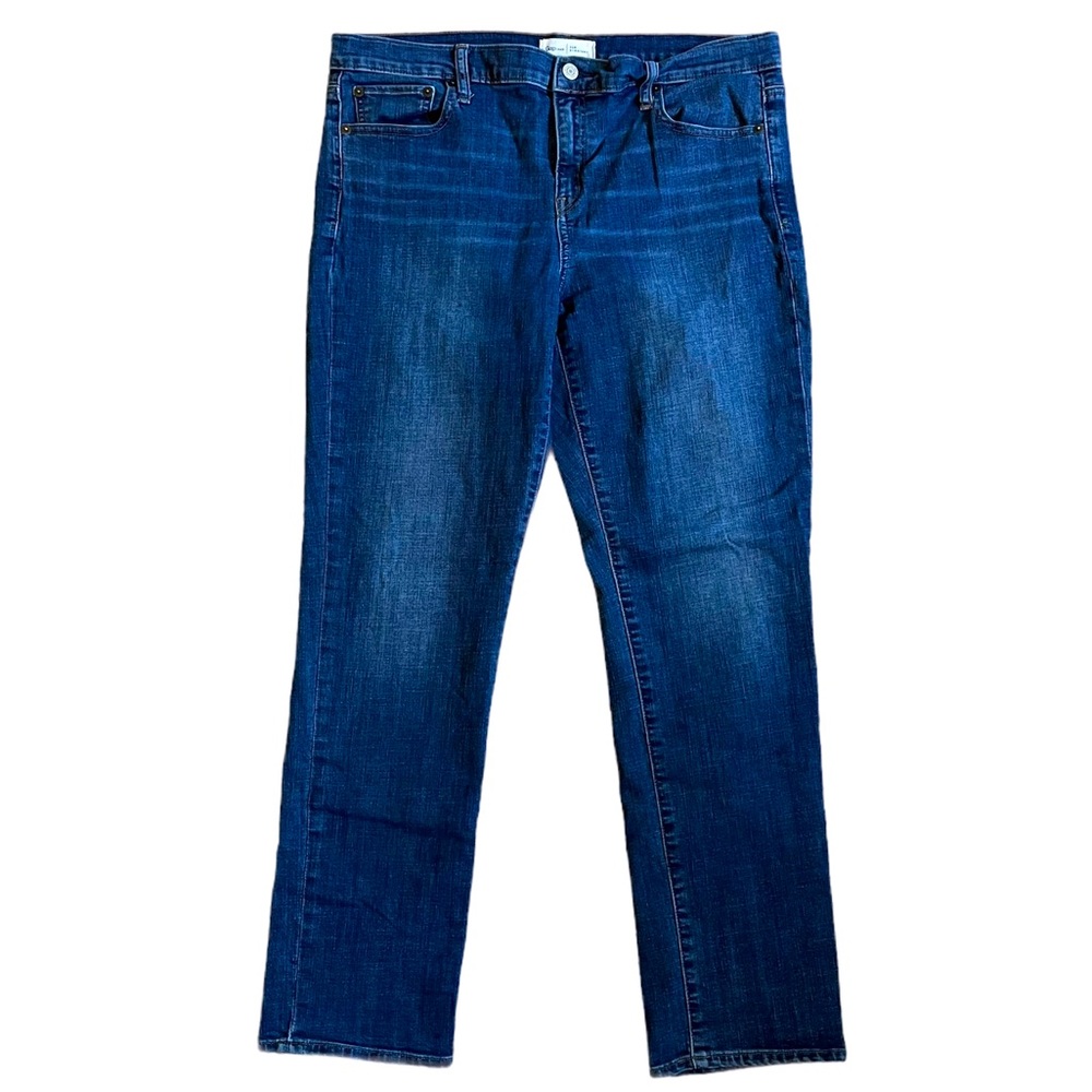GAP Women’s Straight Leg Stretch Dark Indigo Jeans